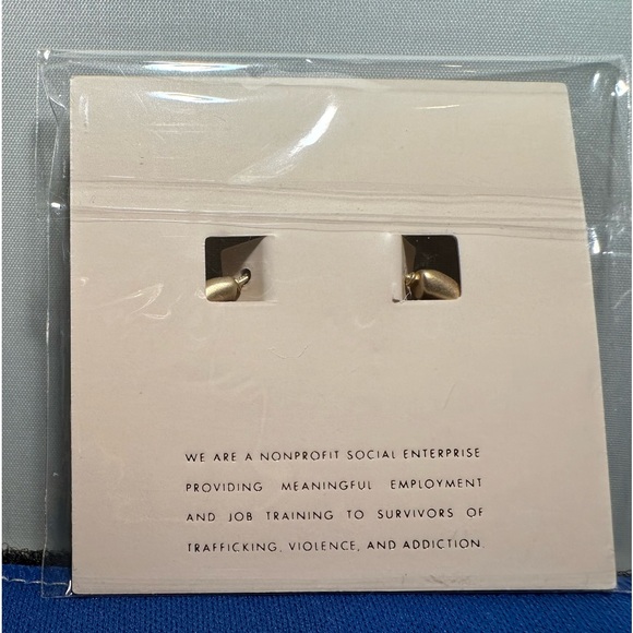 Sanctuary Project - Gold Hoop Earrings - Picture 4 of 5